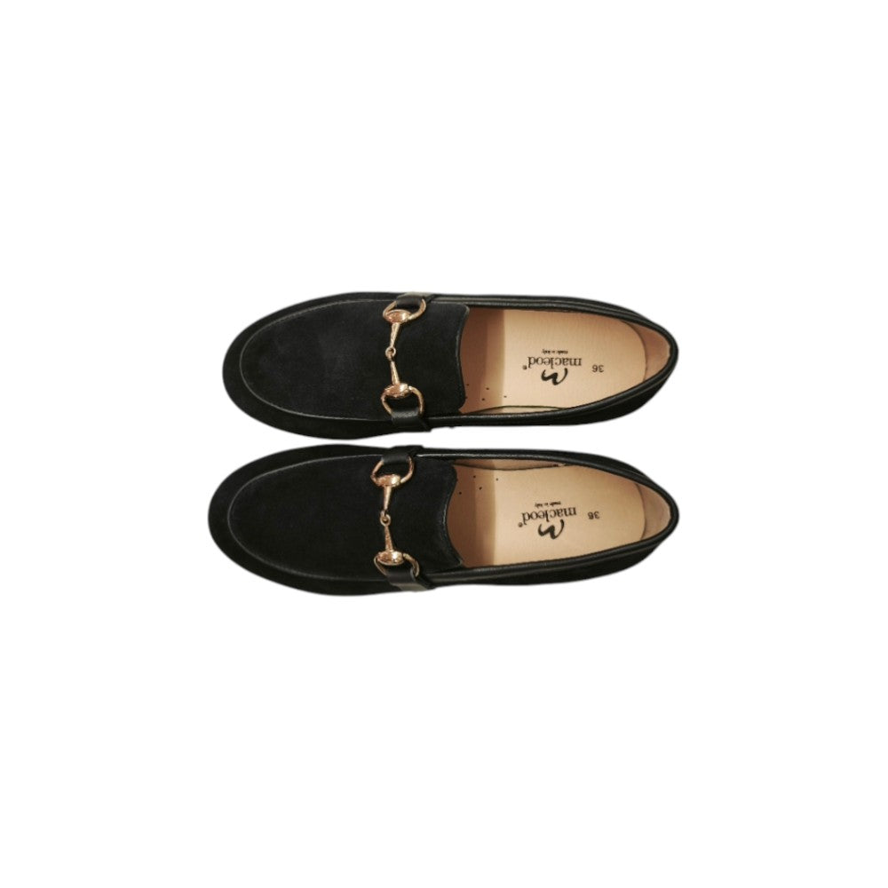 Mocassino Elegante Bambino Blu con Dettaglio Morsetto