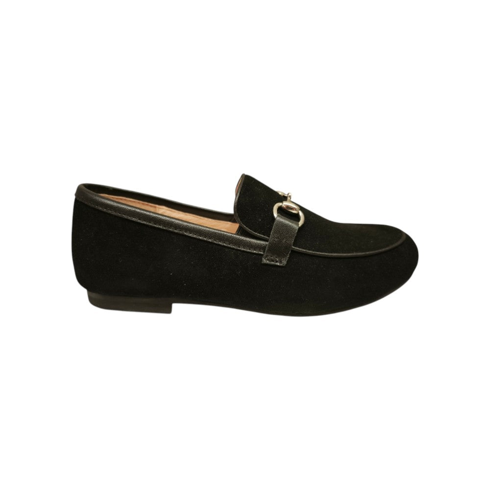 Mocassino Elegante Bambino Blu con Dettaglio Morsetto