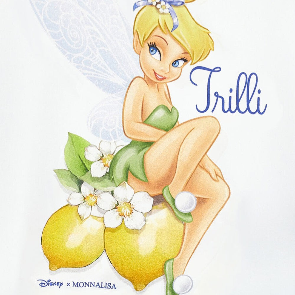 Vestito disney free time jersey trilly bianco-giallo MONNALISA - 11G916