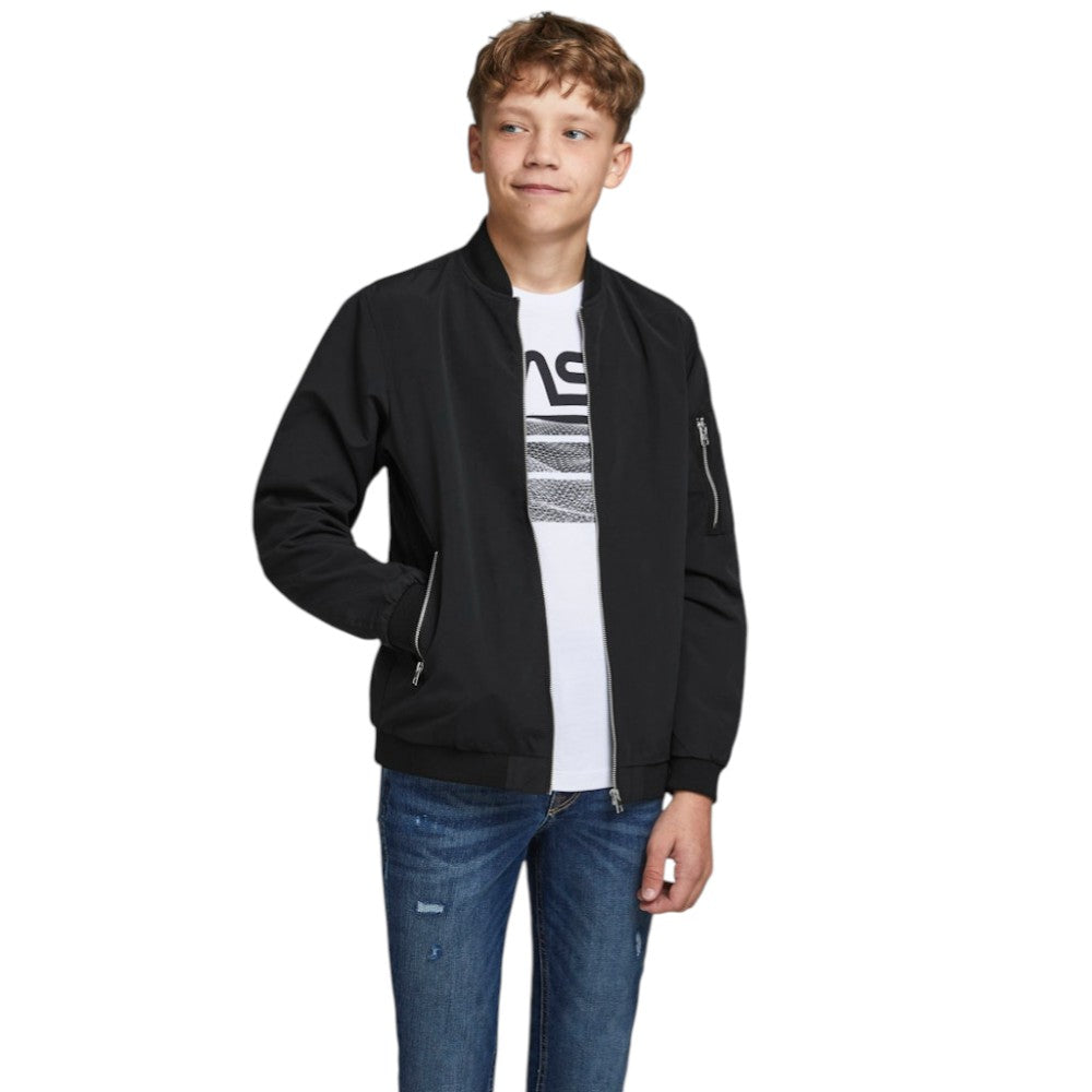 Giubbino JACK&JONES Ragazzo mod. college Nero - 12182385