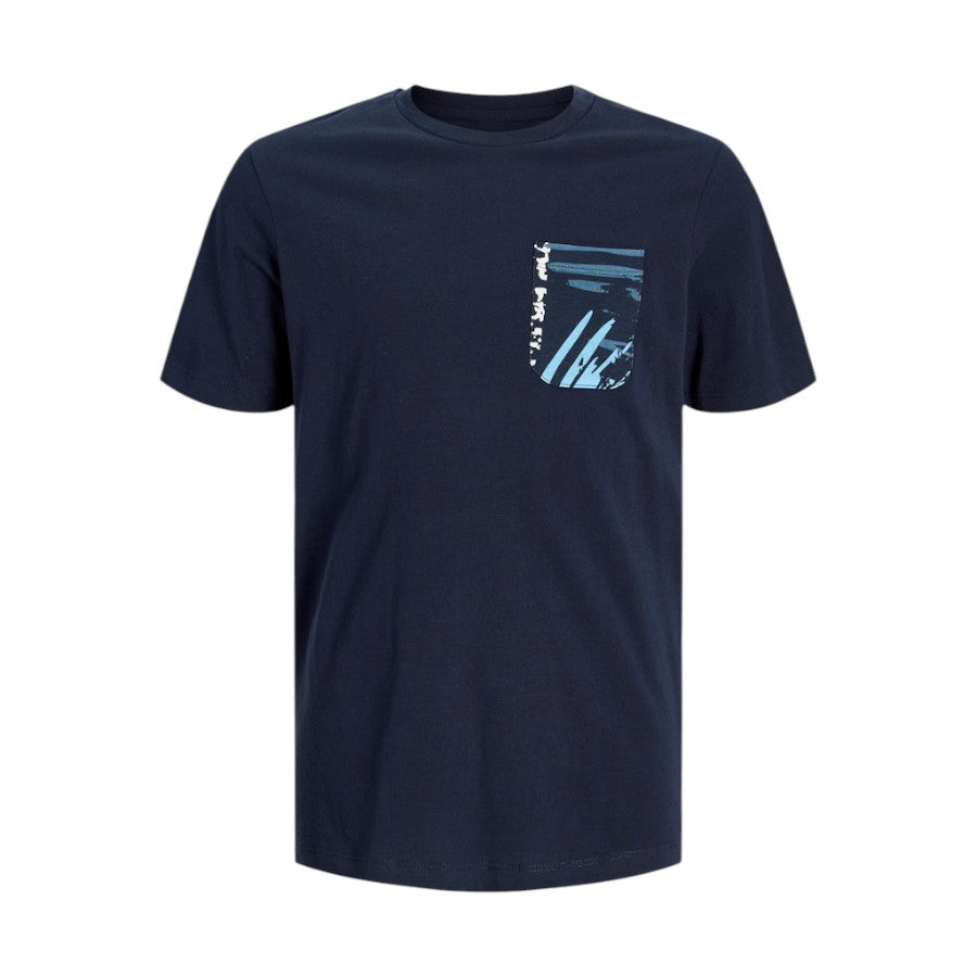 T-Shirt JACK&JONES Ragazzo Blu c/taschino - 12269912