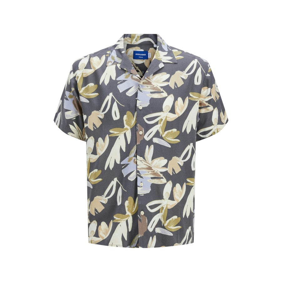 Camicia JACK&JONES Ragazzo Blu fantasia hawayana - 12274225