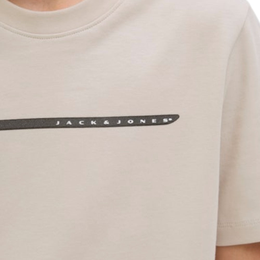 T-Shirt JACK&JONES Ragazzo Beige & Grigia - 122746102