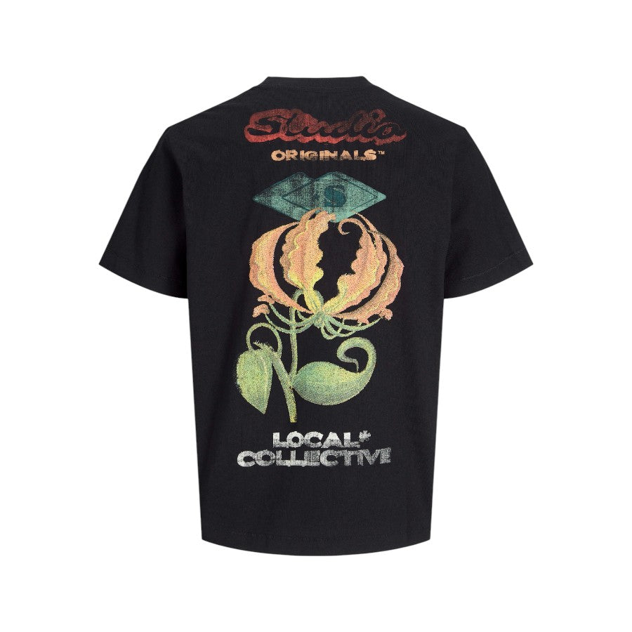 T-Shirt JACK&JONES Ragazzo Black - 12274926