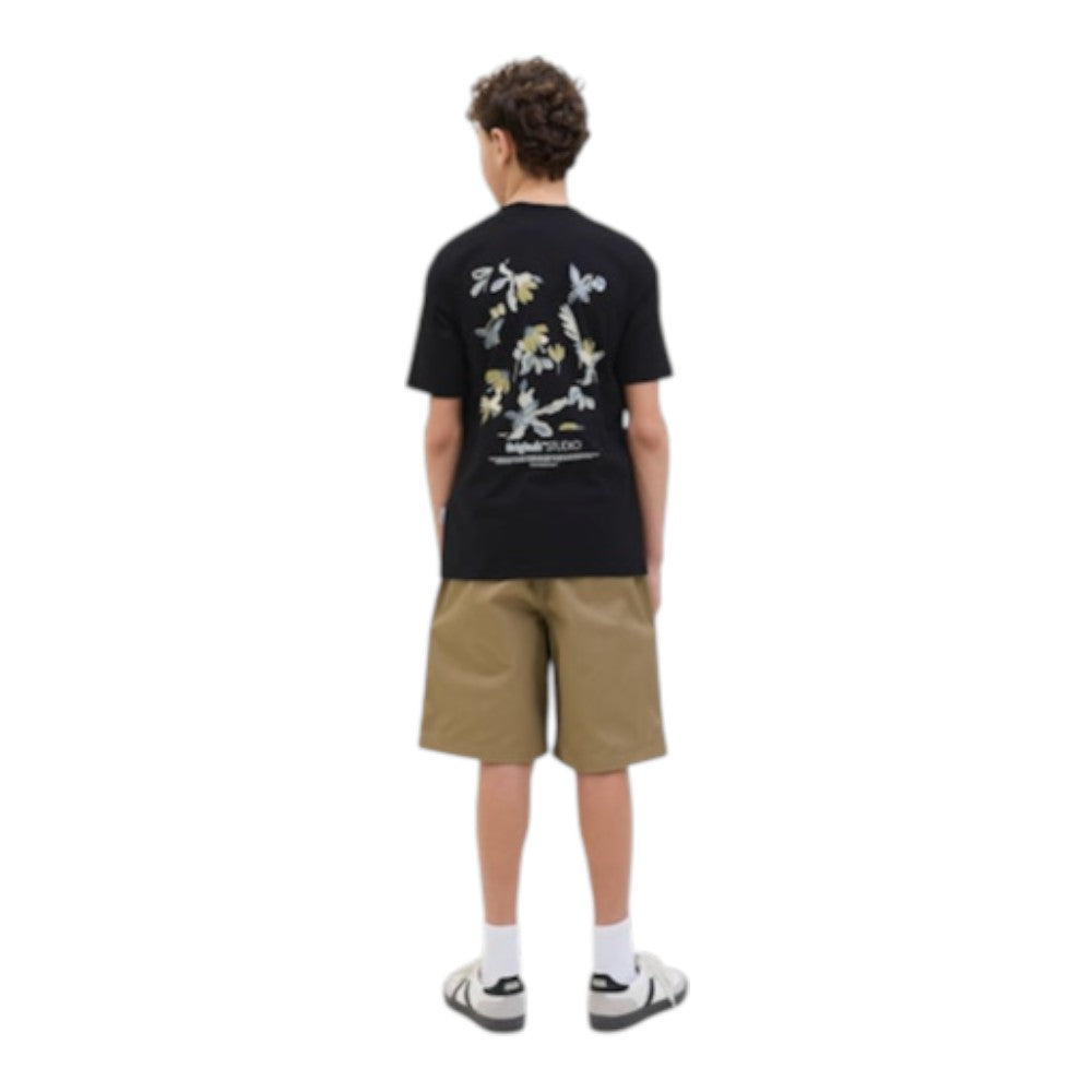 T-Shirt JACK&JONES Ragazzo Black stampa posteriore - 12274929