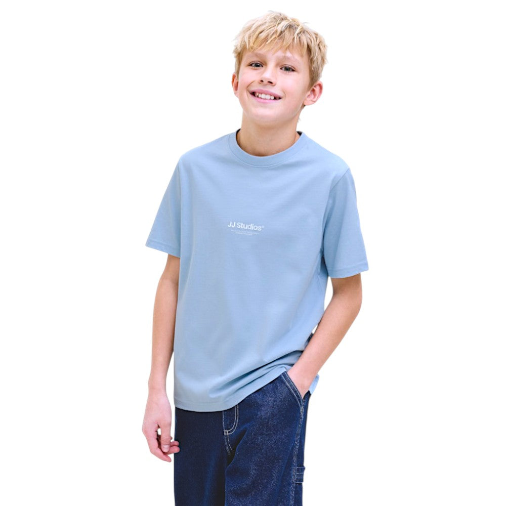 T-Shirt JACK&JONES Ragazzo Basic Cielo - 12279577