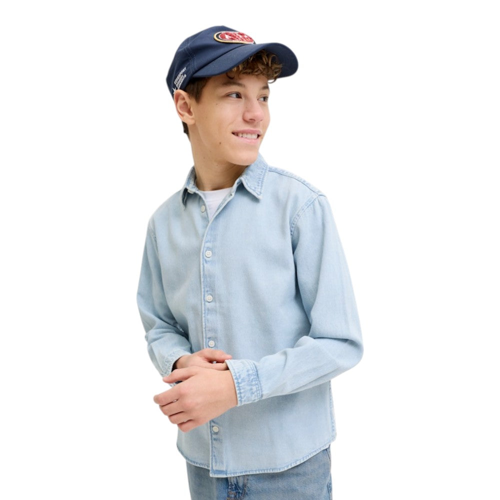 Camicia Jeans JACK&JONES Ragazzo in denim chiaro - 12286692
