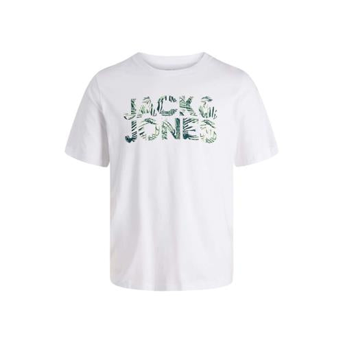 T-Shirt JACK&JONES Ragazzo Black logo camouflage - 12289257