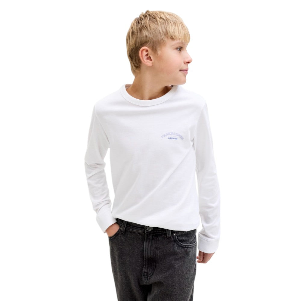 Maglietta JACK&JONES Ragazzo logo archive Mineral - 12289955
