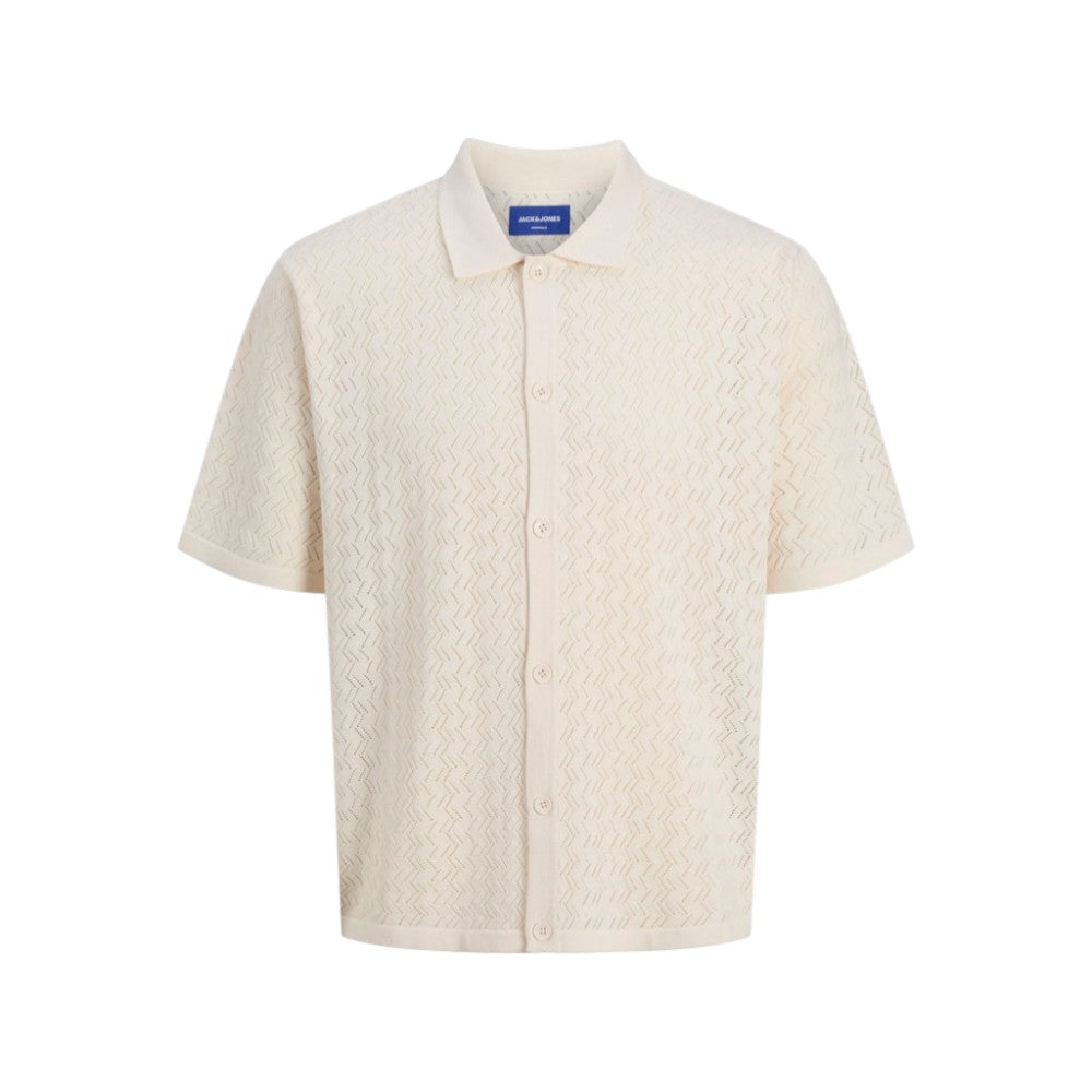 Camicia in filo JACK&JONES Ragazzo manica corta Sabbia - 12293043