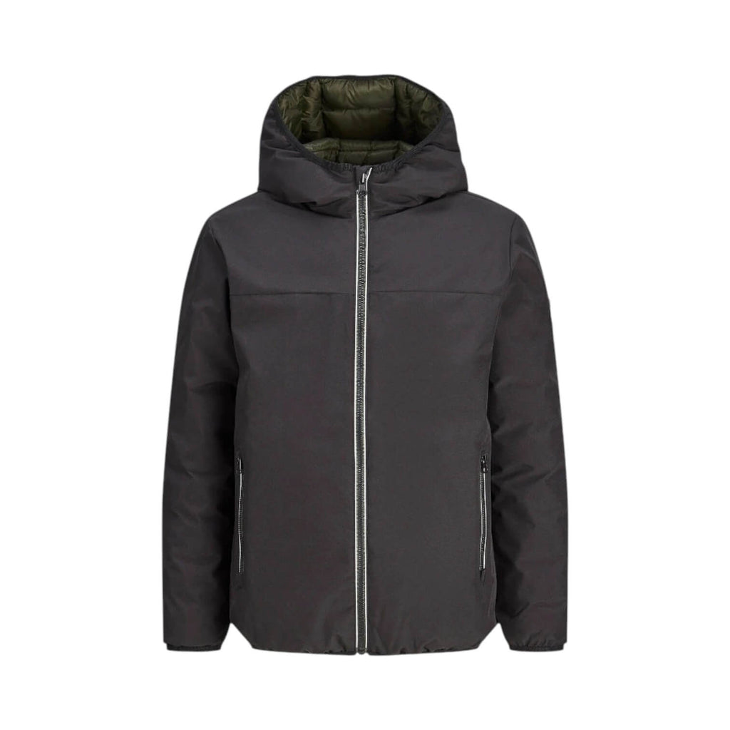 Giubbotto Reversibile Jack & Jones Junior Nero con Cappuccio 12299420
