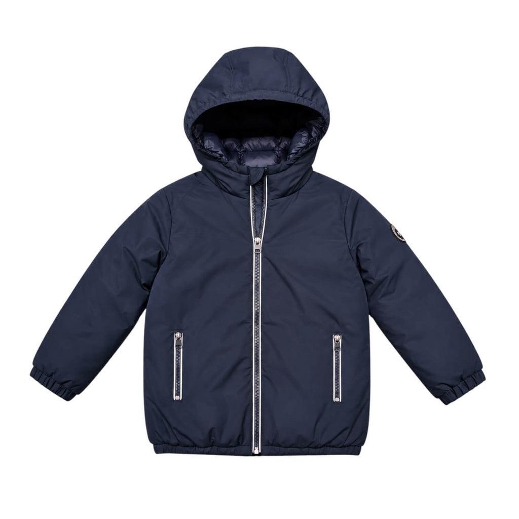 Giubbotto Reversibile Jack & Jones Junior Blu con Cappuccio 12299420