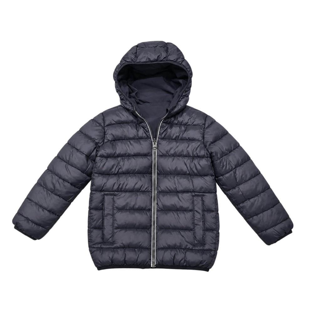Giubbotto Reversibile Jack & Jones Junior Blu con Cappuccio 12299420