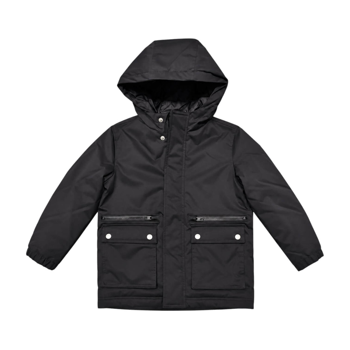 Giubbino Jack & Jones Junior Belfast nero con Cappuccio 12301405