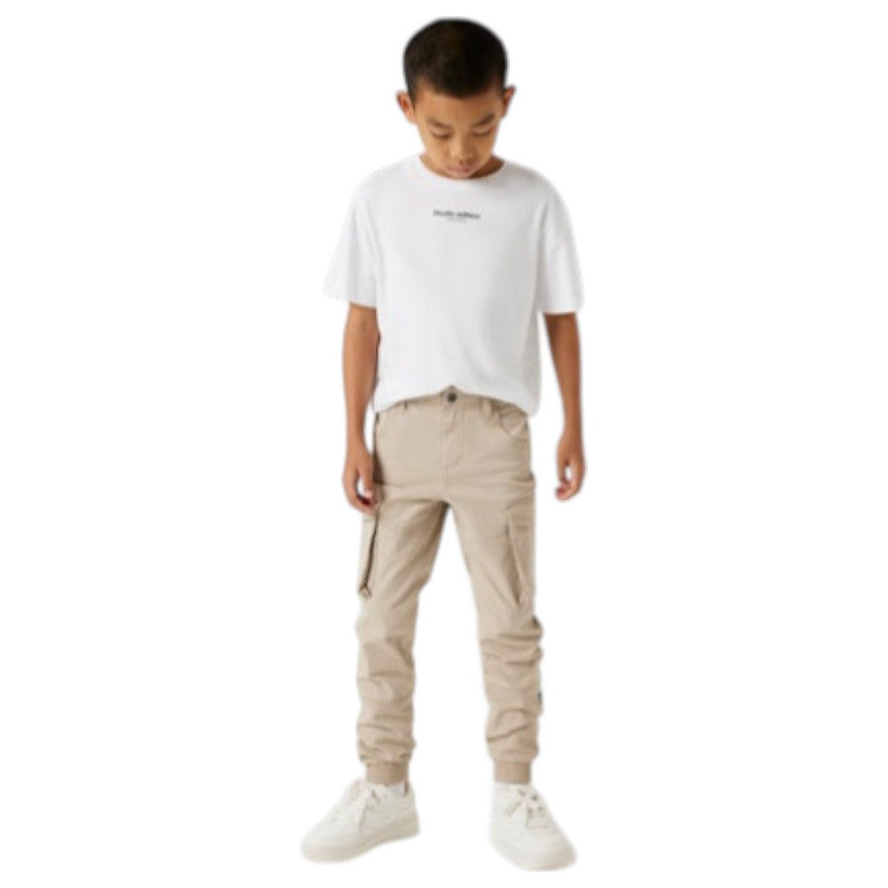 Pantalone Name It Unisex Beige tasconato – 13151735