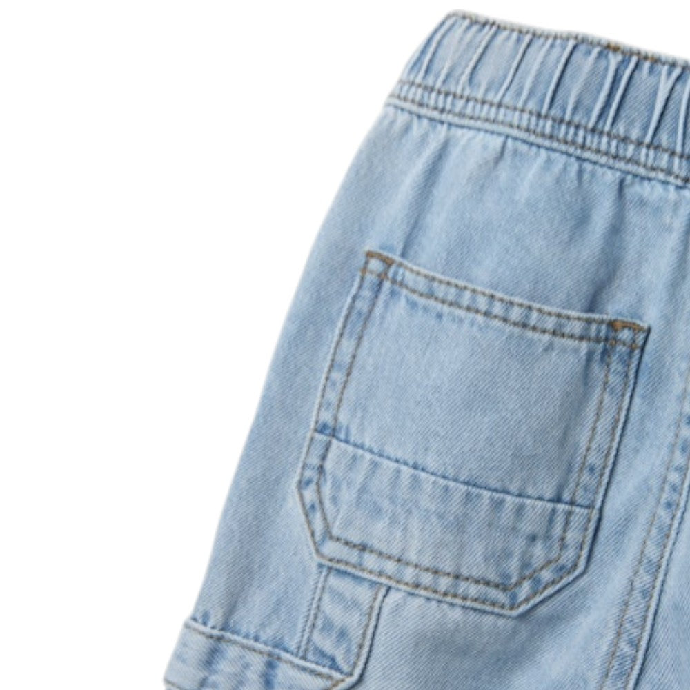 Jeans Neme It Bambino elastico in vita denim chiaro - 13230818