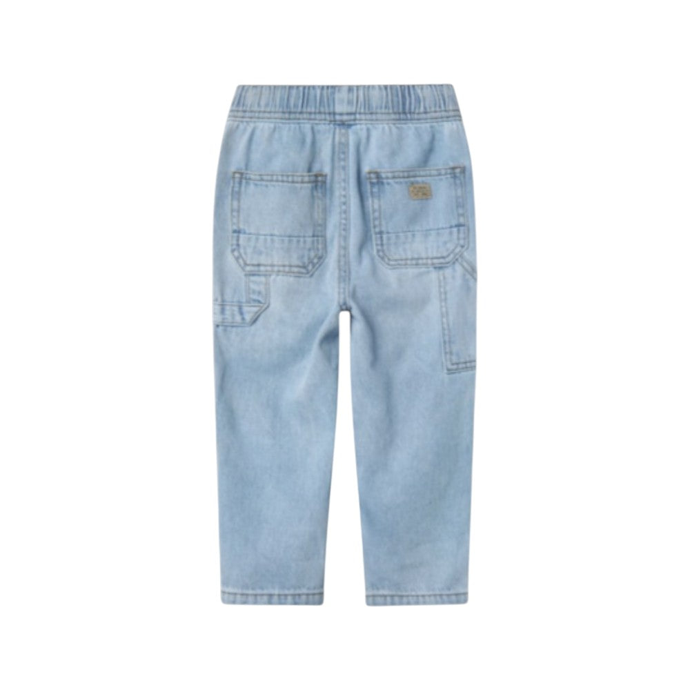 Jeans Neme It Bambino elastico in vita denim chiaro - 13230818