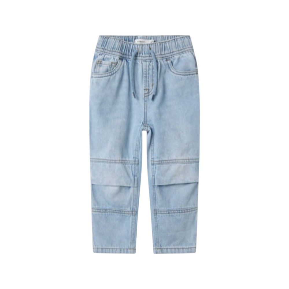 Jeans Neme It Bambino elastico in vita denim chiaro - 13230818