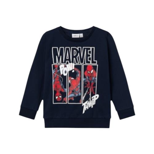 Felpa Name It Bambino Blu paricollo Spiderman - 13232354