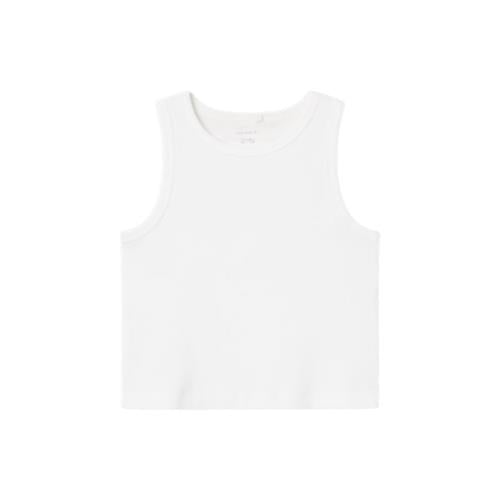 Top Name It Ragazza Black cropped a costina – 13235672