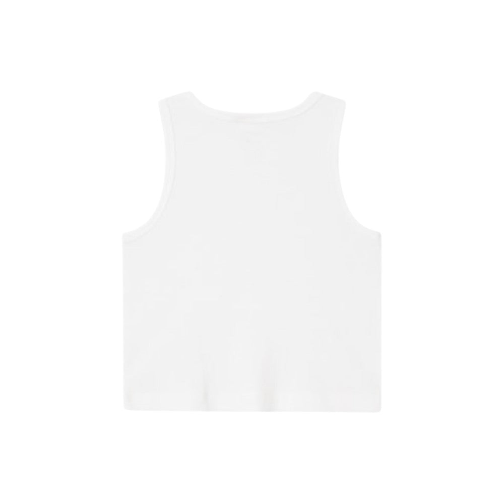 Top Name It Ragazza Black cropped a costina – 13235672