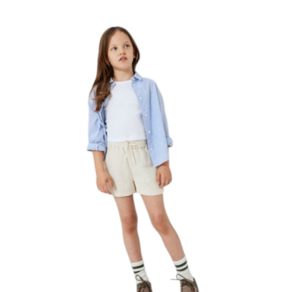 Top Name It Ragazza Black cropped a costina – 13235672