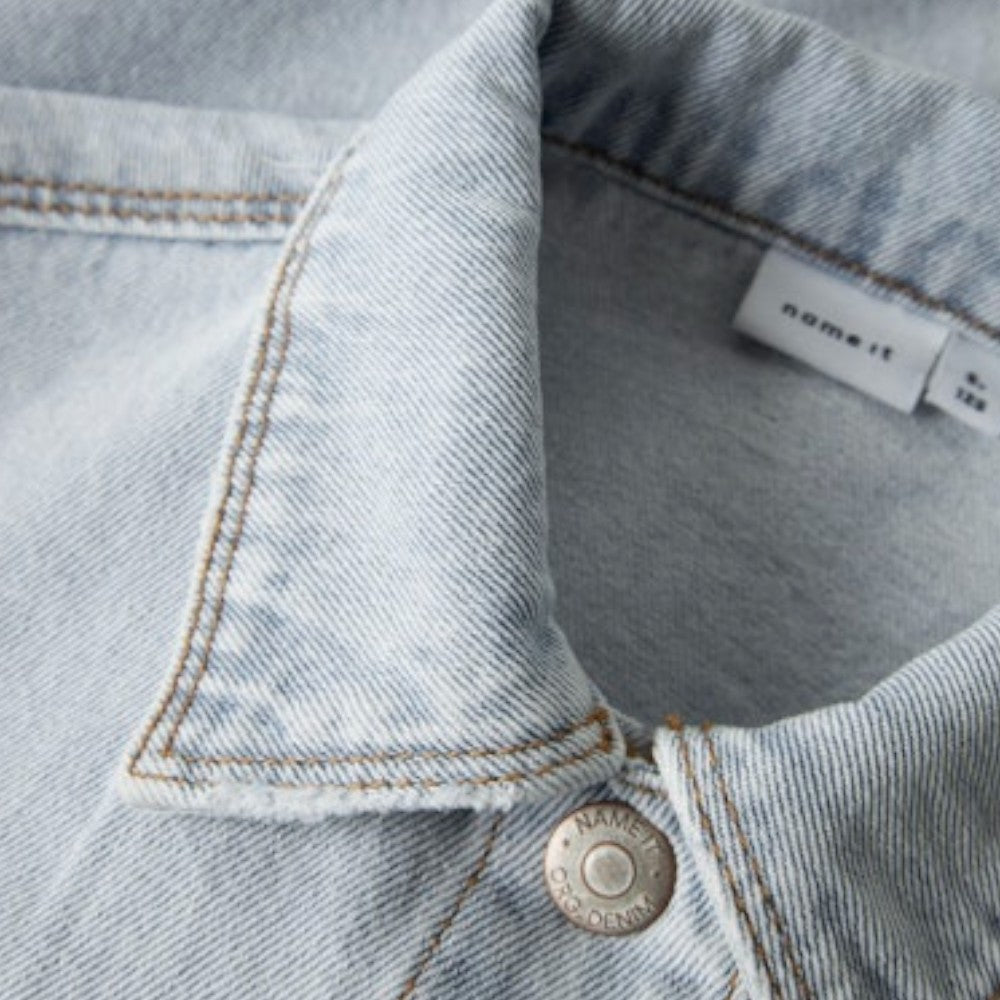 Giubbino Name It Ragazza denim chiaro – 13237177J