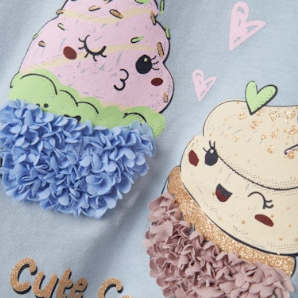 T-shirt Name It Bambina Celeste – 132378423