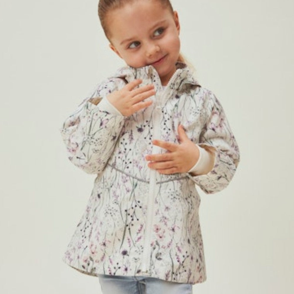 Giubbino Bambina Fantasia Floreale con Cappuccio | Name It Leggero Primavera