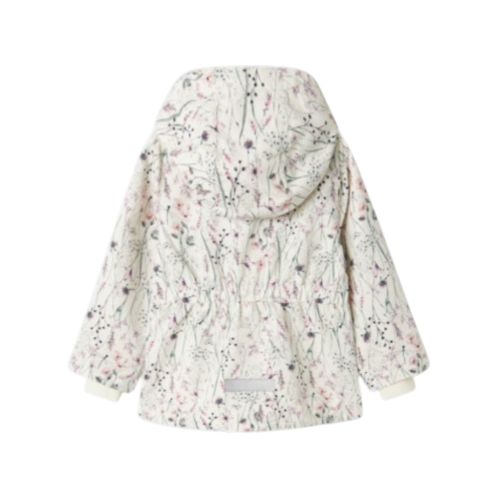 Giubbino Bambina Fantasia Floreale con Cappuccio | Name It Leggero Primavera
