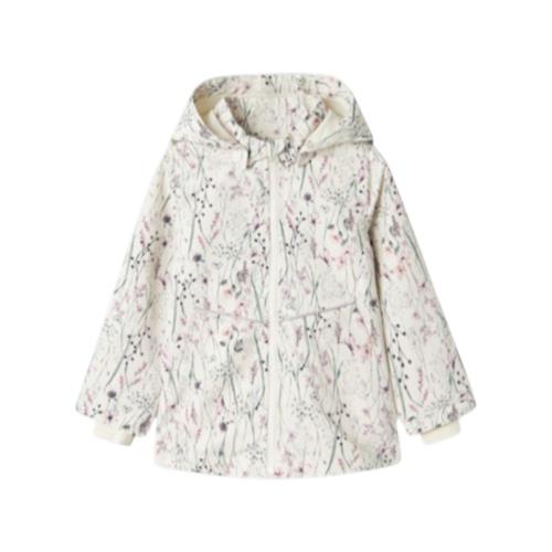 Giubbino Bambina Fantasia Floreale con Cappuccio | Name It Leggero Primavera