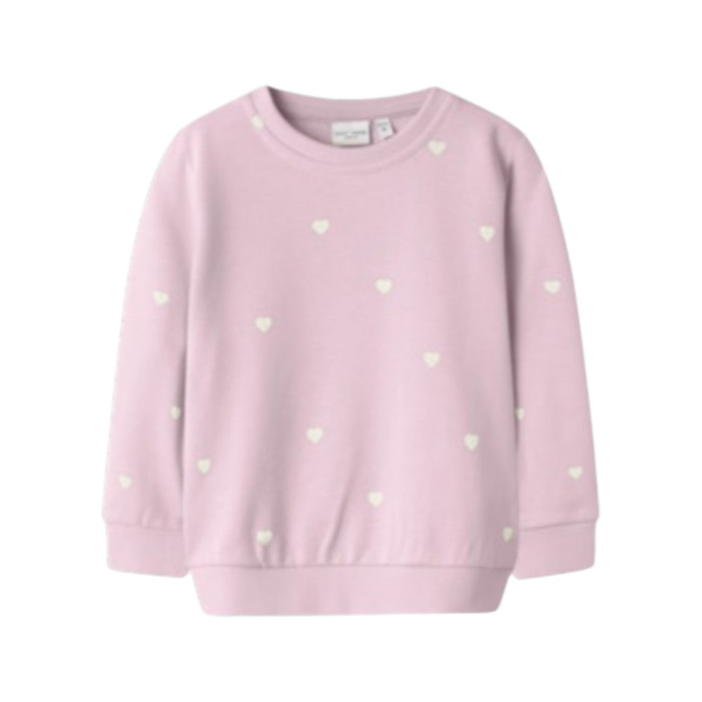 Felpa Bambina Lilla Basic Girocollo Name It - 13238718