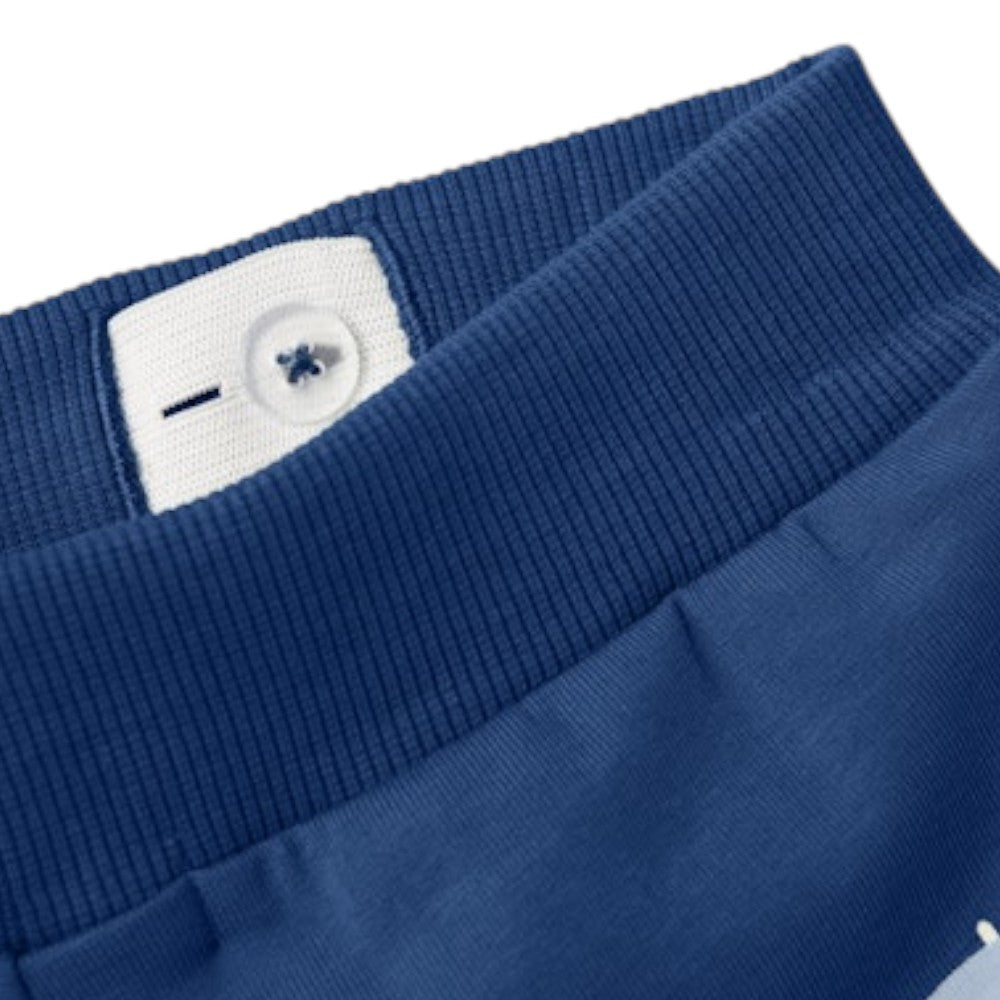 Pantalone Tuta Bambino Blu con Stampa Auto | Name It Pantafelpa Casual
