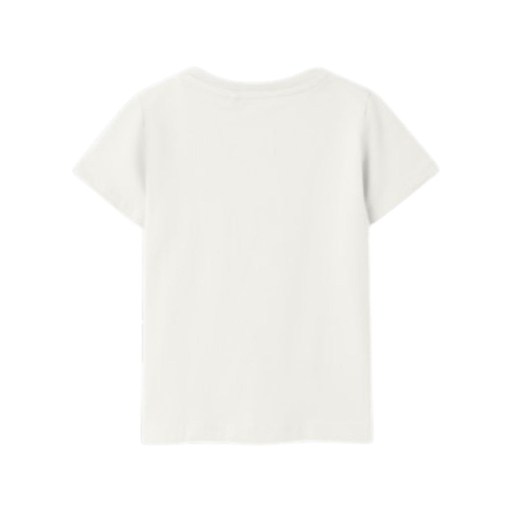 T-shirt Bambino Bianca con pista macchinine | Name It Maglietta Casual Grafica
