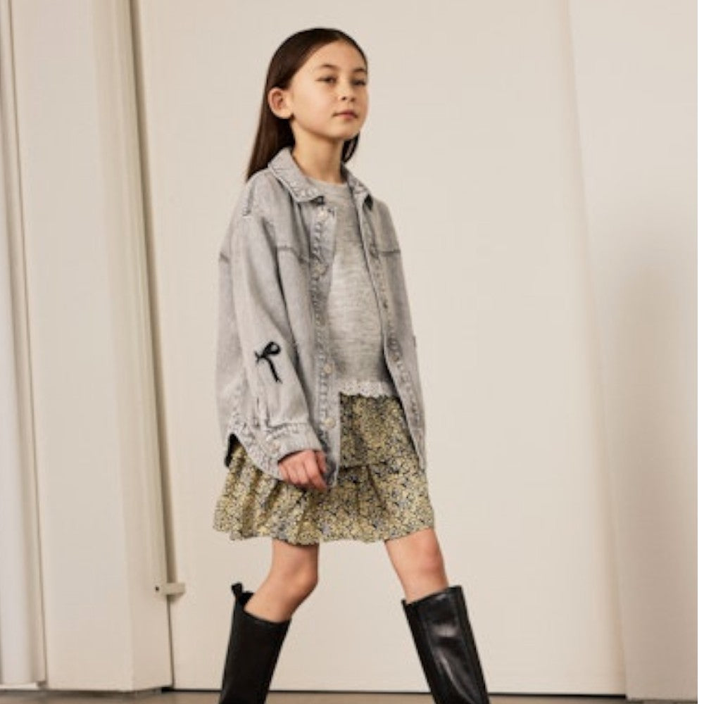 Camicia Bambina in jeans grey Casual Elegante | Name It Camicia Manica Lunga Versatile