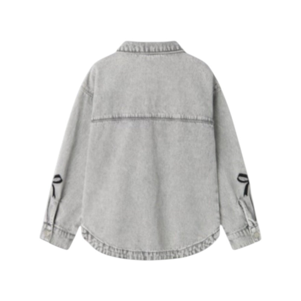 Camicia Bambina in jeans grey Casual Elegante | Name It Camicia Manica Lunga Versatile
