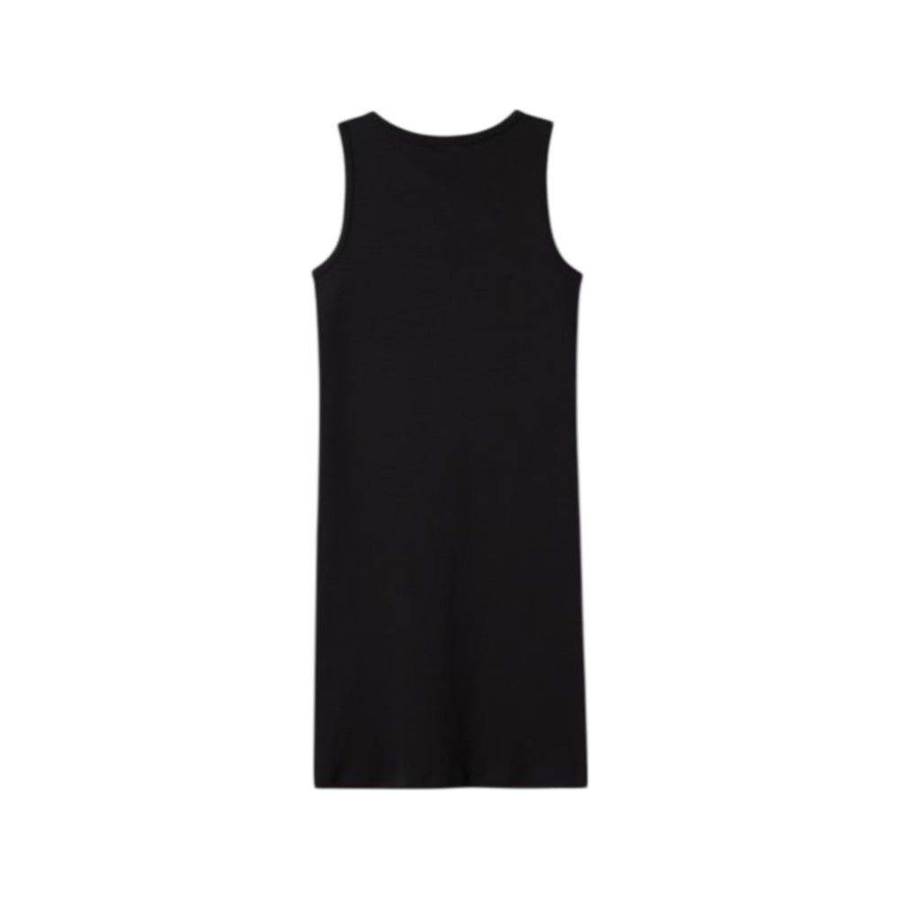 Maxi Canotta / Vestito Bambina Basic Nero costina stretta | Name It Vestito Estivo Casual