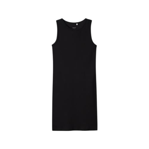 Maxi Canotta / Vestito Bambina Basic Nero costina stretta | Name It Vestito Estivo Casual