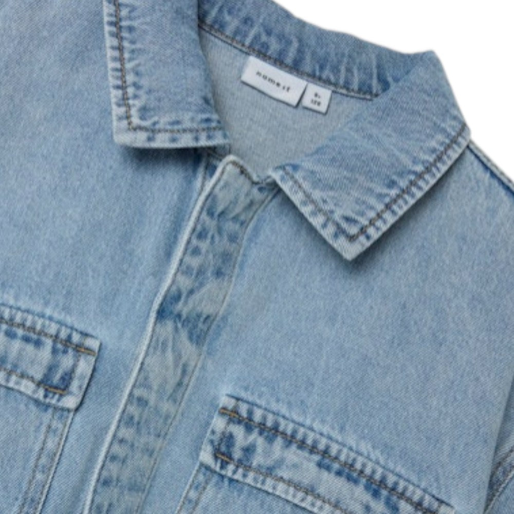 Camicia Bambino Mezza Manica in denim Casual Name It -13240441