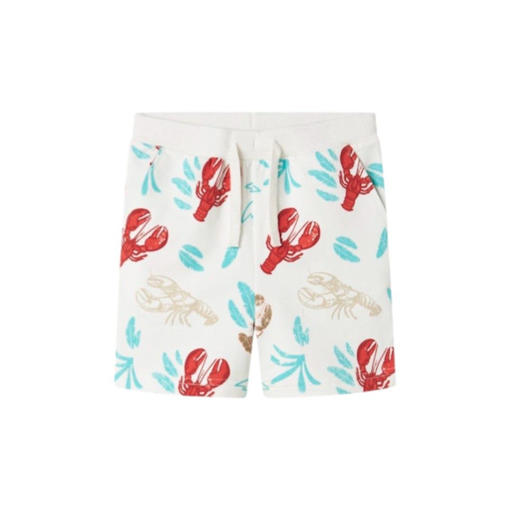 Short Bambino Bianco Fantasia Estivi | Name It 13241291  con Stampa