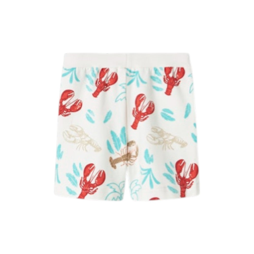 Short Bambino Bianco Fantasia Estivi | Name It 13241291  con Stampa