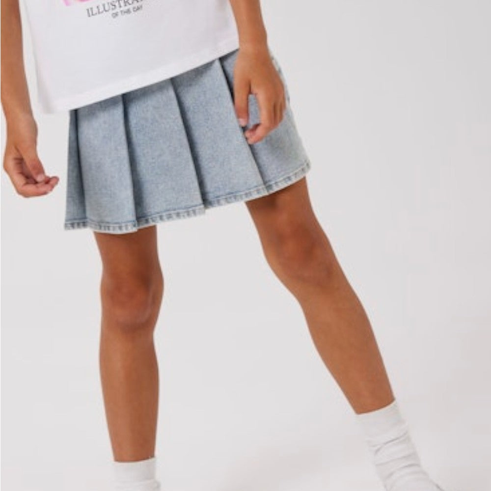 Gonna Bambina in jeans a Pieghe | Name It 13243794