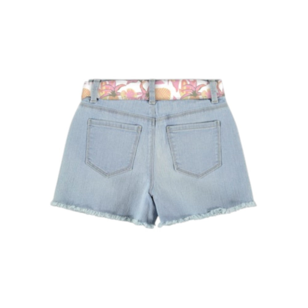 Short Bambina in denim con Laccio Name It - 13243831 l