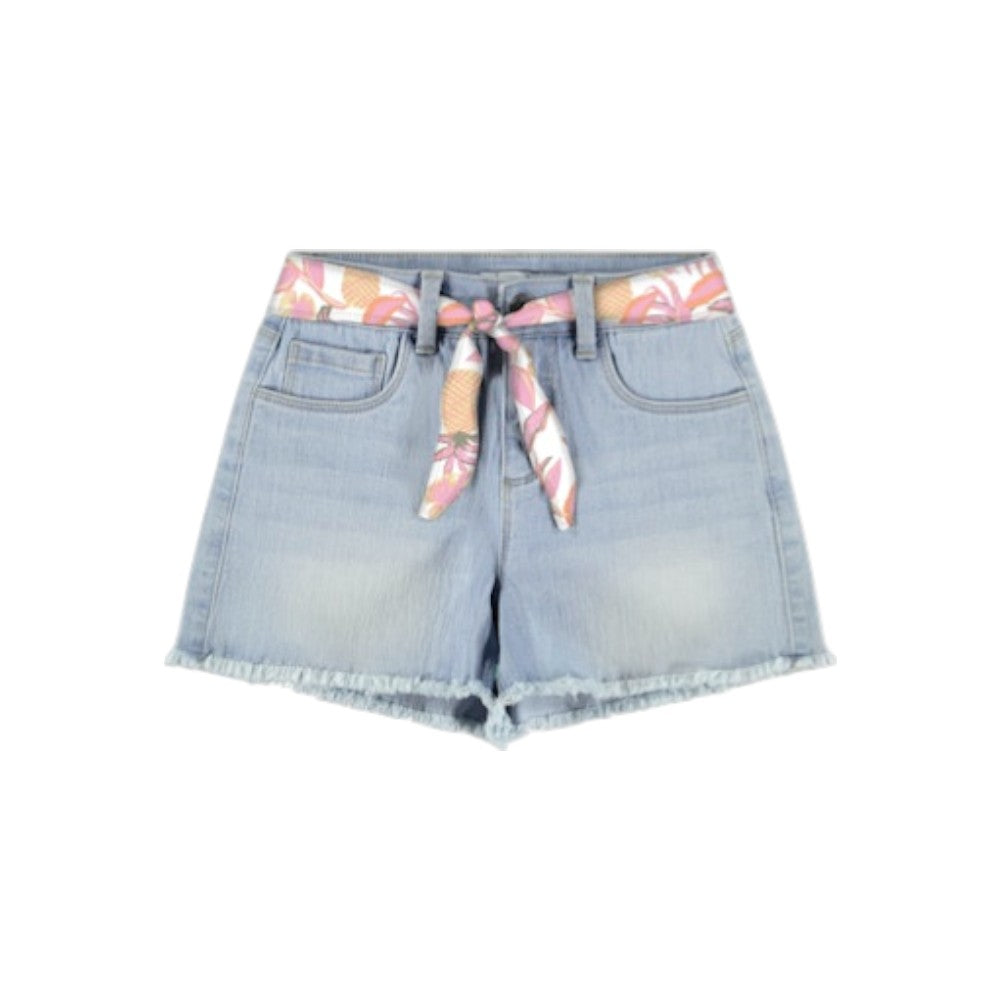 Short Bambina in denim con Laccio Name It - 13243831 l