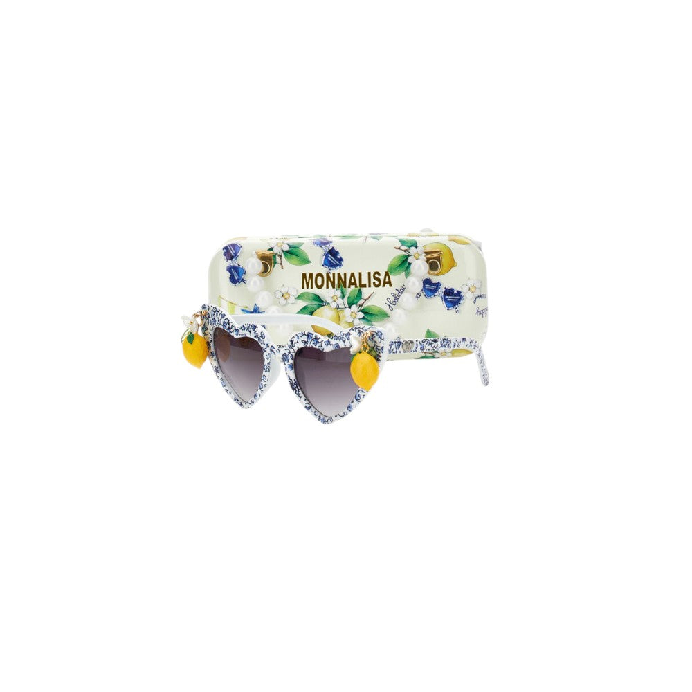 Occhiali da sole forma cuoricini con limoni MONNALISA - 19G022