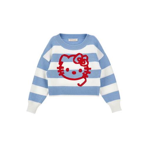 Maglioncino Monnalisa Rigato Hello Kitty Bambina 19G6061
