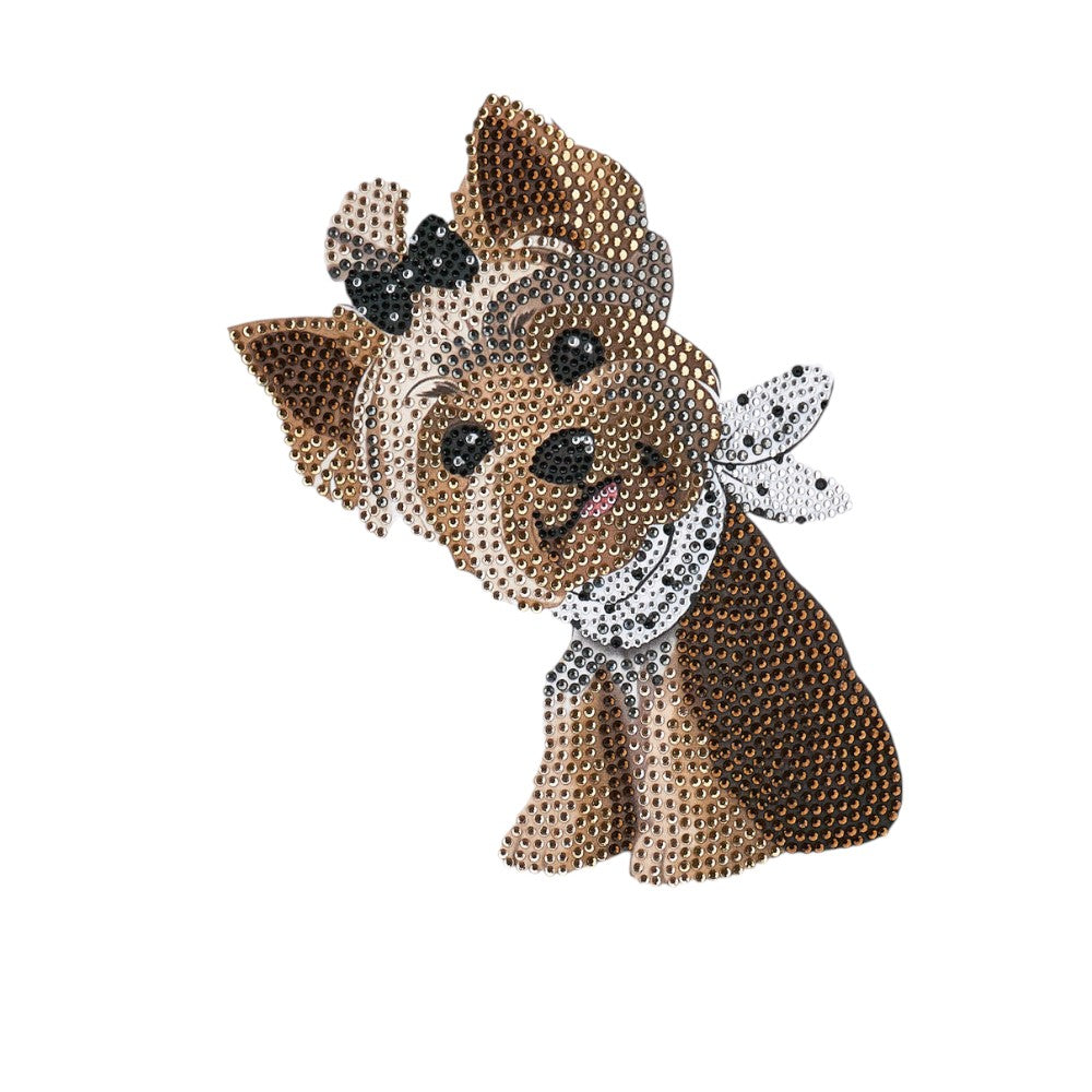 T-shirt Monnalisa Stampa Cagnolino Bambina 19G6130099