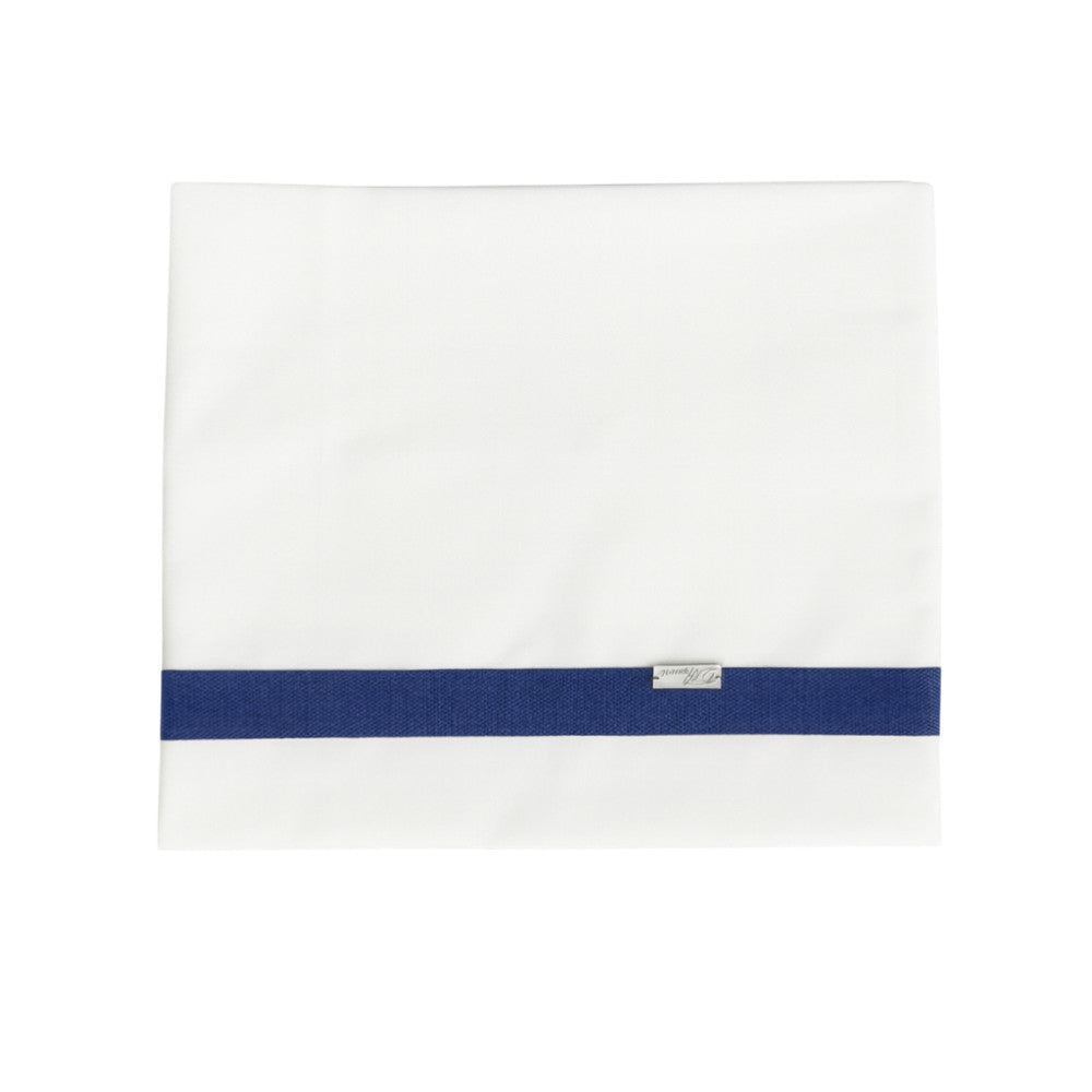 Set Lenzuolino Neonato con Sotto Sopra e Federa bianco di Cotone Elegante | I Delfi