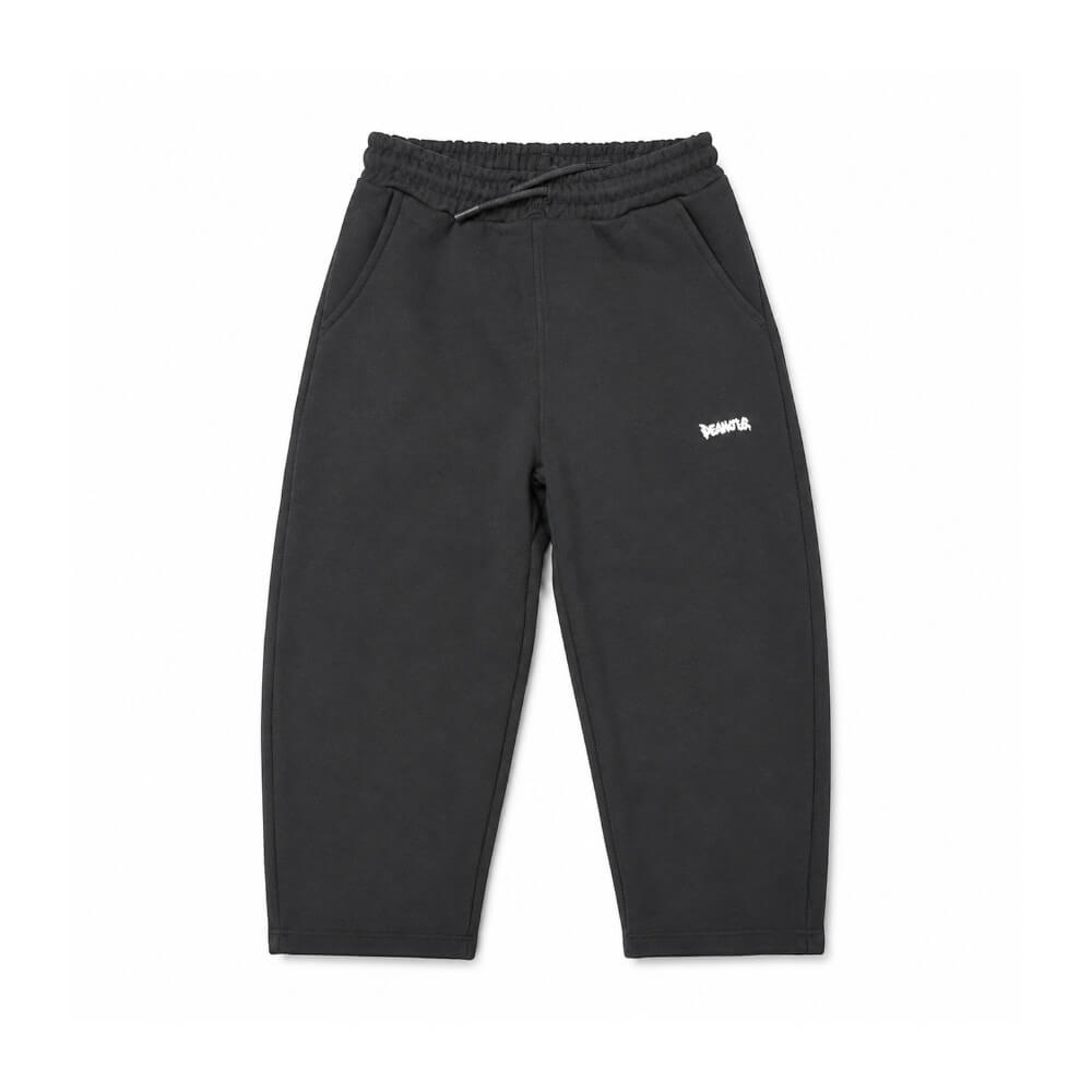 Pantalone Disclaimer Junior Nero Balloon in Felpa 26IDK59109