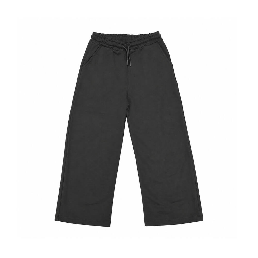 Pantalone Disclaimer Ragazzo Nero con Maxi Logo Posteriore 26IDK59131